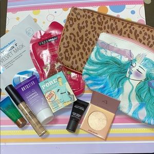 Makeup Bag with Products